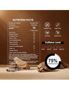 Café de Hongos SUNDAFONE con Colágeno y 10 Adaptógenos - 30 Porciones 2