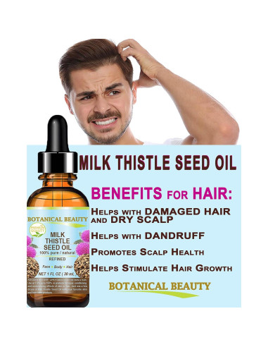 Aceite de Semilla de Cardosanto 100% Puro 120ml Belleza Botánica