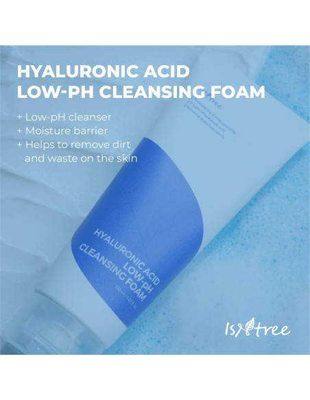 Espuma Limpiadora IsNtree Ácido Hialurónico Bajo pH 150ml