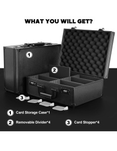 Caja de Almacenamiento Kabinka para Tarjetas 600+ Toploaders 2