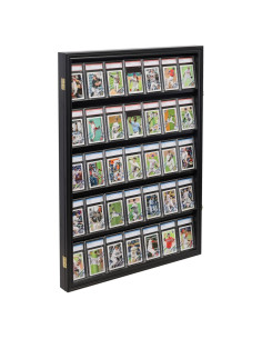 Estuche de exhibición para tarjetas deportivas Display Gifts SPC05 - Acabado negro