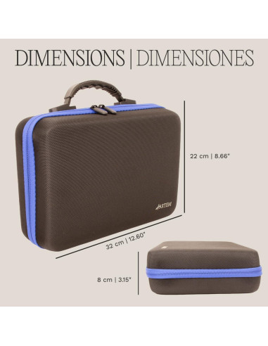 Estuche de Almacenamiento Hartem para 60 Botellas de Tinta y Pintura