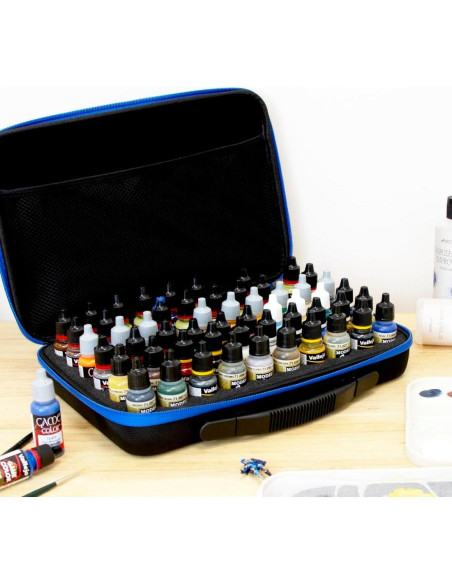 Estuche de Almacenamiento Hartem para 60 Botellas de Tinta y Pintura