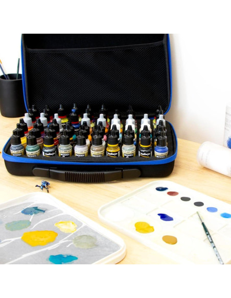 Estuche de Almacenamiento Hartem para 60 Botellas de Tinta y Pintura