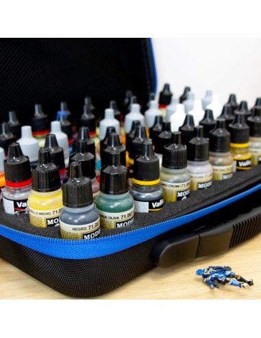 Estuche de Almacenamiento Hartem para 60 Botellas de Tinta y Pintura