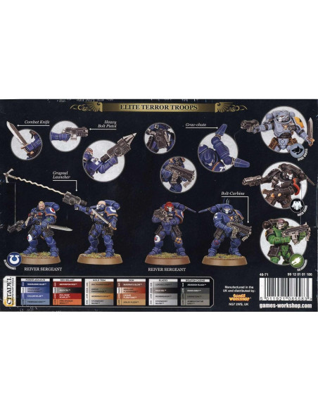 Kit de Plástico Space Marines Primaris Reivers - Games Workshop Kit de Plástico Space Marines Primaris Reivers - Games Workshop