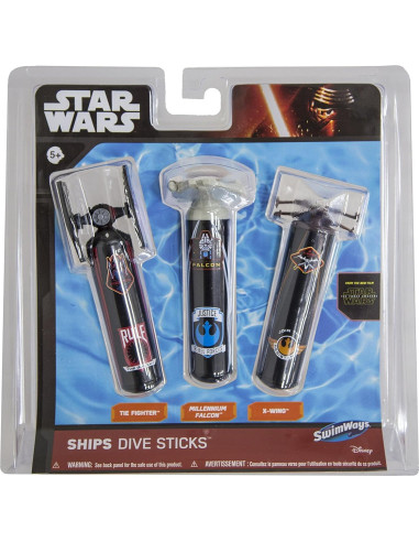 Naves de buceo Star Wars SwimWays - Set de 3 personajes