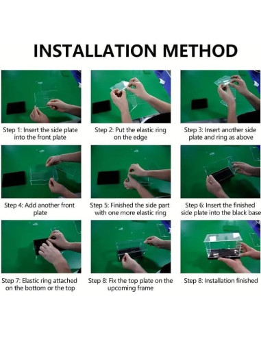 Caja de Exhibición Acrílica 3mm Welkin DC para Lego 75328