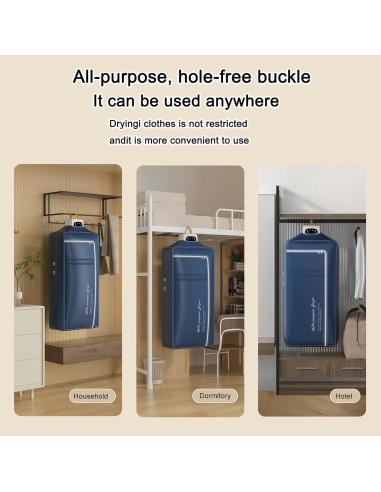 Secadora de Ropa Portátil MITNOTY BK-G9, 600W, 9 Prendas