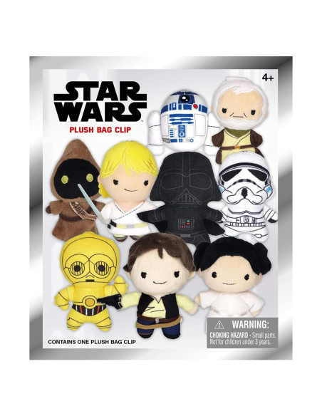 Clip de bolsa de peluche Star Wars Monogram - Bolsa ciega