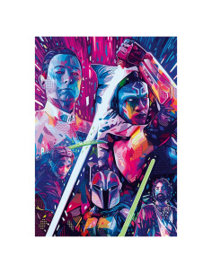 Rompecabezas Ravensburger Star Wars Ahsoka 500 Piezas Grande