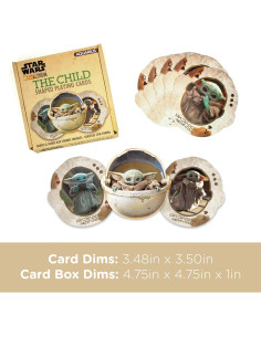 Baraja de Cartas Star Wars Aquarius - Niño Yoda 52 Cartas 2