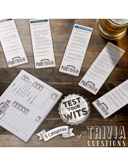 Juego de Trivia de Pub University Games para 4+ Jugadores