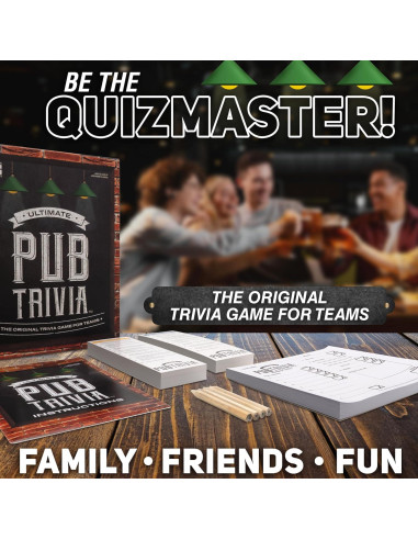 Juego de Trivia de Pub University Games para 4+ Jugadores