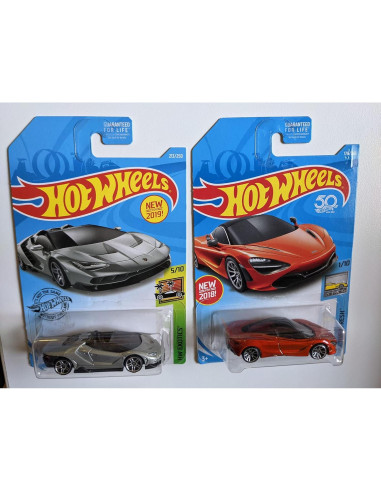 Paquete de 2 Vehículos Hot Wheels Lamborghini y McLaren