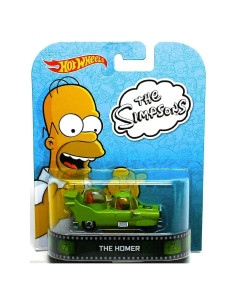 Hot Wheels Coche Homer Los Simpsons 1:64 Escala Coleccionable