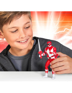 Figura de Acción Ranger Rojo Mighty Morphin Power Rangers 19cm 2