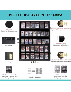 Estuche de Exhibición de Tarjetas Deportivas VERANI Grande 2