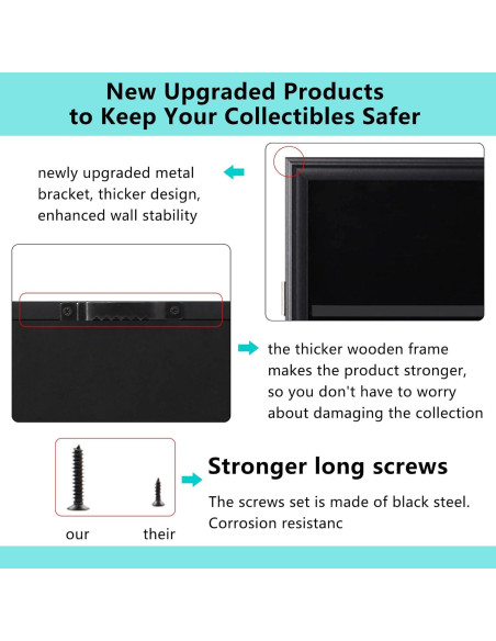 Estuche de Exhibición de Tarjetas Deportivas VERANI Grande