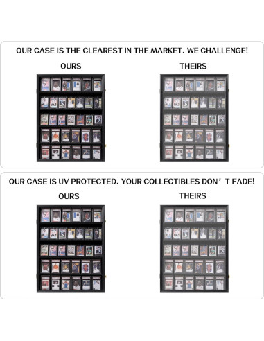 Estuche de Exhibición de Tarjetas Deportivas VERANI Grande