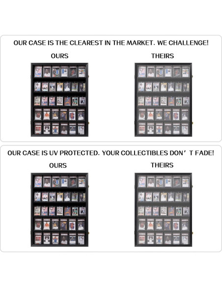 Estuche de Exhibición de Tarjetas Deportivas VERANI Grande