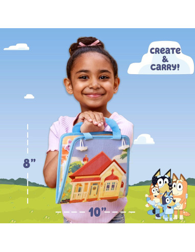 Conjunto de Disfraces Creativos Bluey - Capa, Corona y Más