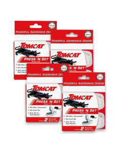 Trampa para Ratones Tomcat Press 'N Set, 4 Unidades