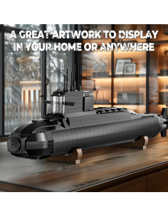 Juego de Bloques Submarino Nuclear eafzv 1498 Piezas 2