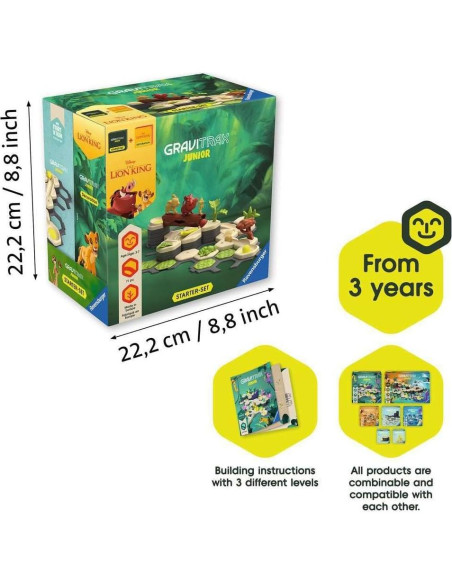 GraviTrax Junior Ravensburger Paquete Rey León 1.25 kg