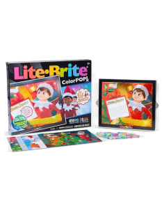 Lite Brite ColorPOP Elfo en el Estante - 6 Plantillas Creativas