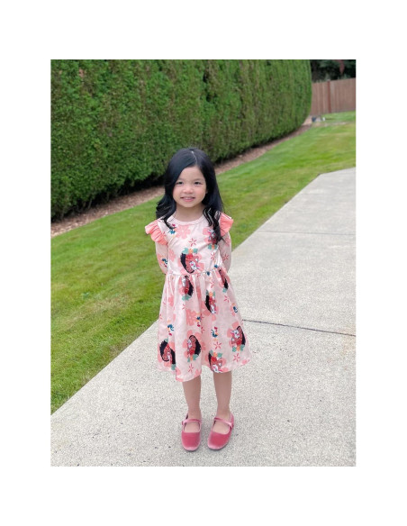 Vestido de Manga Larga Coral Moana Disney para Niñas 3T