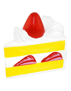 Pastel de Cumpleaños Squishy KIIBRU Blanco 15x9x14.5cm