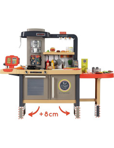 Cocina y Restaurante Smoby Chef Corner 2 en 1 con 70 Accesorios 2