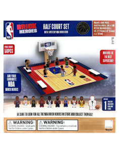 Set de Media Cancha NBA Brick Heroes Hunter - Figura Sorpresa