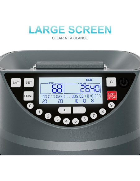 Contador y Clasificador de Monedas Aneken S121 - 300 Monedas/min