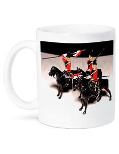 Taza de Cerámica 3dRose Soldados de Juguete 11oz Blanca