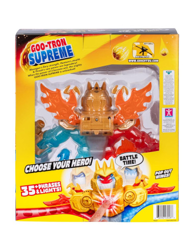 Héroes de Goo Jit Zu Goo-Tron Supremo con Luces y Sonidos