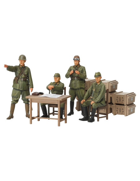 Juego de Figuras Ejercito Japonés Tamiya 1/35 con Accesorios