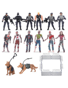 Conjunto de Figuras de Soldados Soulchen - 15 Piezas Militares