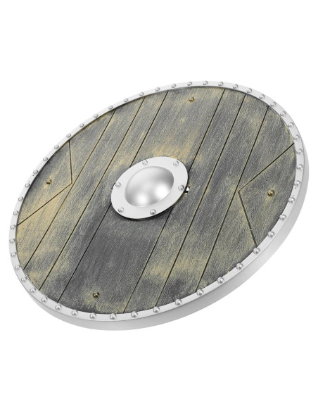 Escudo Romano de Plástico para Disfraz de Pirata 40cm Escudo Romano de Plástico para Disfraz de Pirata 40cm