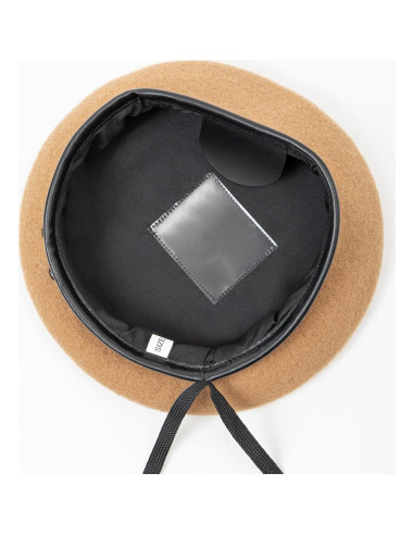 Boina Militar Gajaous Verde Ajustable 100% Lana para Hombres y Mujeres