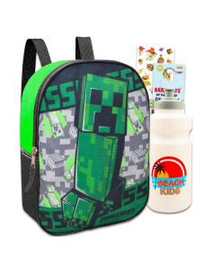 Conjunto Mochilas Mini Minecraft UPD 11" 4 Piezas Niños