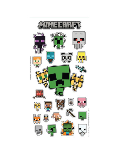 Bolsa Sorpresa Llavero Tsunameez Minecraft Serie 2 - 2 Paquetes