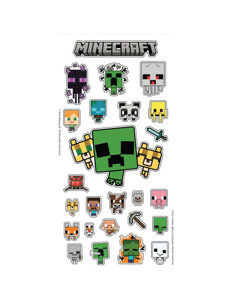 Bolsa Sorpresa Llavero Tsunameez Minecraft Serie 2 - 2 Paquetes