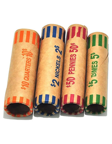 Envolturas de Monedas L ME GUSTA 128 Rollos Variados