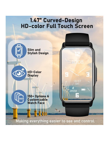 Reloj Inteligente Mindrose con Monitoreo de Salud y 115 Modos