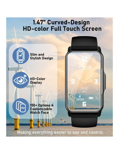 Reloj Inteligente Mindrose con Monitoreo de Salud y 115 Modos