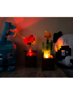 Luz de Ambiente LED Minecraft - Juego de 2 Tulipán y Amapola 2