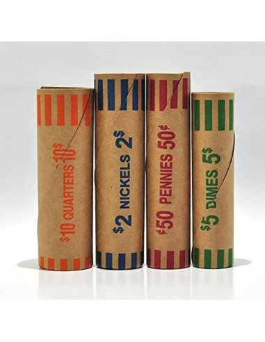 Envolturas de Monedas L ME GUSTA 128 Rollos Variados