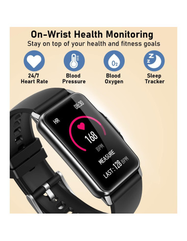 Reloj Inteligente Mindrose con Monitoreo de Salud y 115 Modos